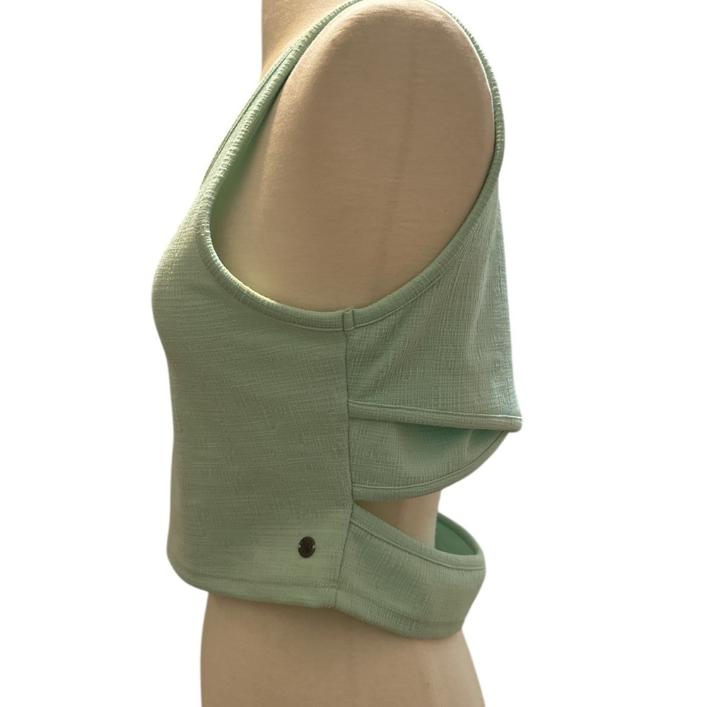 Roxy Light Green Crop Top - Picture 3 of 4